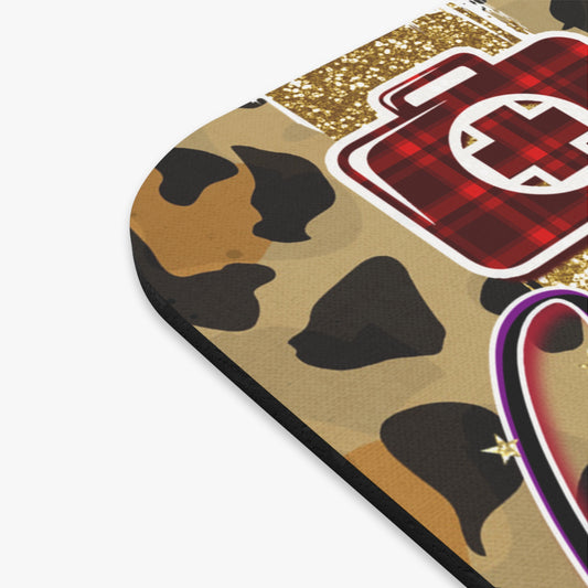 Blessed Nurse Mouse Pad, Cute Gifts for Nurses, Animal Print Desk Accessories, Nursing Graduation Gift, Nurse Appreciation Week